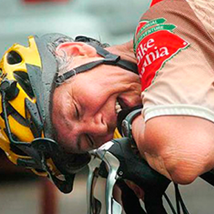 A cyclist uses one fiftieth of the oxygen of a car making the same journey.