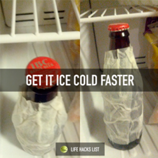 If you need to cool your drink fast…