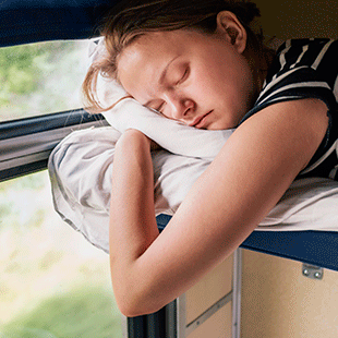 Take an overnight train to save money on accommodation.