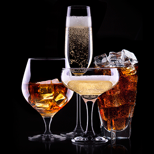 Excess alcohol is linked to a greater risk of high blood pressure, high levels of blood fats, and heart failure.